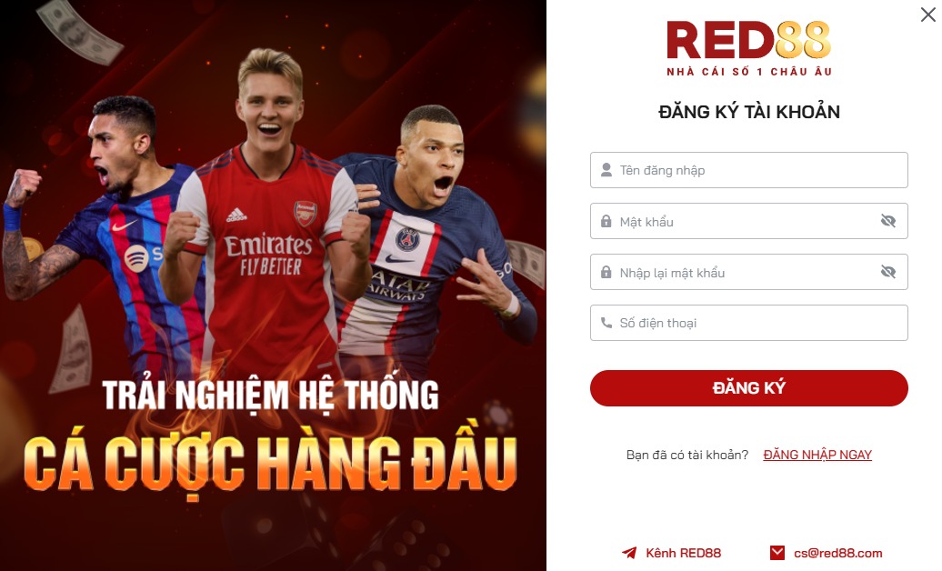 Nhà Cái Red88 Uy Tín Hàng Đầu Thị Trường Cá Cược Online 2024